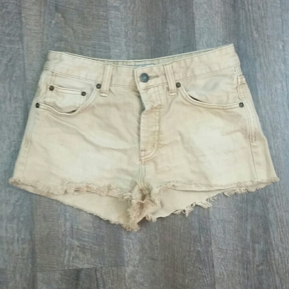 Free People Cutoff Denim Shorts size 25